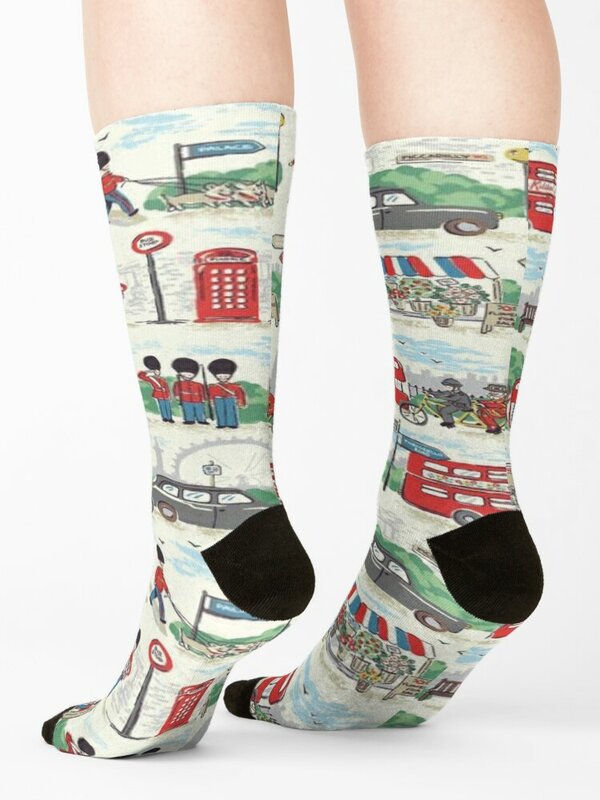 London Socken Wanderschuhe Boden coole männliche Socken Frauen