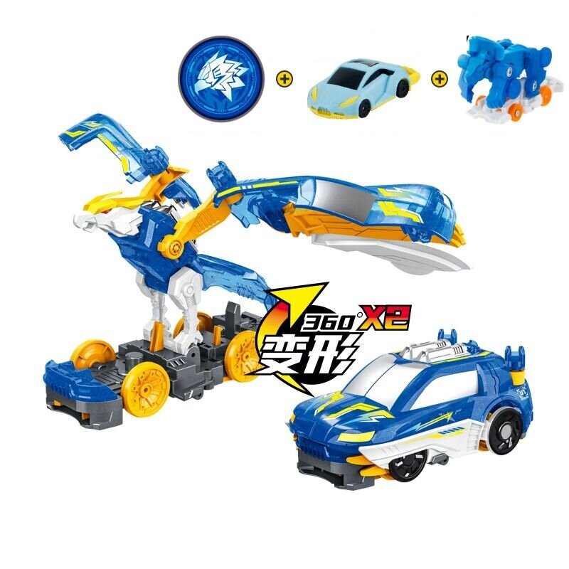 Screechers Wild Explosion Speed Fly Deformation Car Beast Attack Action Figures Capture Flips Transformation Children Toys