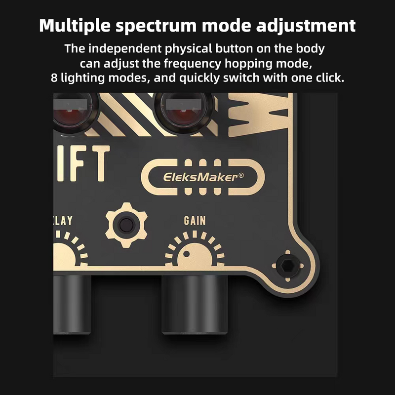 EleksMaker-Spectromètre de musique à tube lumineux rétro, compteur de niveau, décoration de bureau, lumière pendante, WU6,WU9