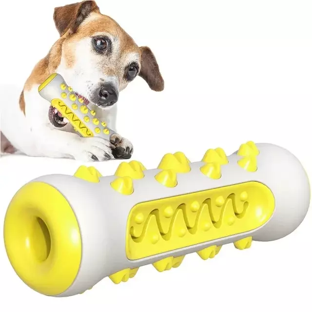 Hund Backenzahn Zahnbürste Spielzeug Kauen Reinigung Zähne sicher Welpen Zahnpflege weiche Haustier Reinigung Spielzeug liefert