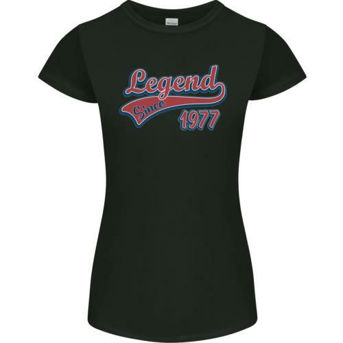 Legend sssince 47th วันเกิด1977เสื้อยืดผู้หญิงตัดเล็ก