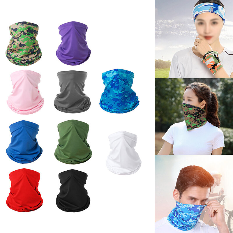 Outdoor Protection Scarf Balaclava Neck Gaiter Cycling Keep Warm Face Mask For Hiking Fishing Camping Running Headscarves