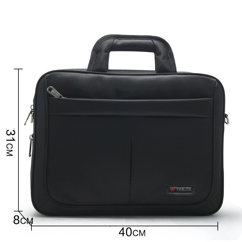 Портфель мужской холщовый, модная сумка для ноутбука, офисный портфель из ткани Оксфорд, деловая сумка для работы