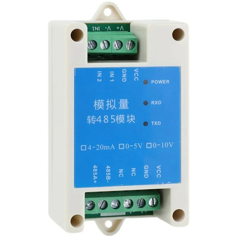 Analog Quantity Acquisition Module Modbus Voltage and Current Data Collected  Input 4-20mA to RS485 Watchdog