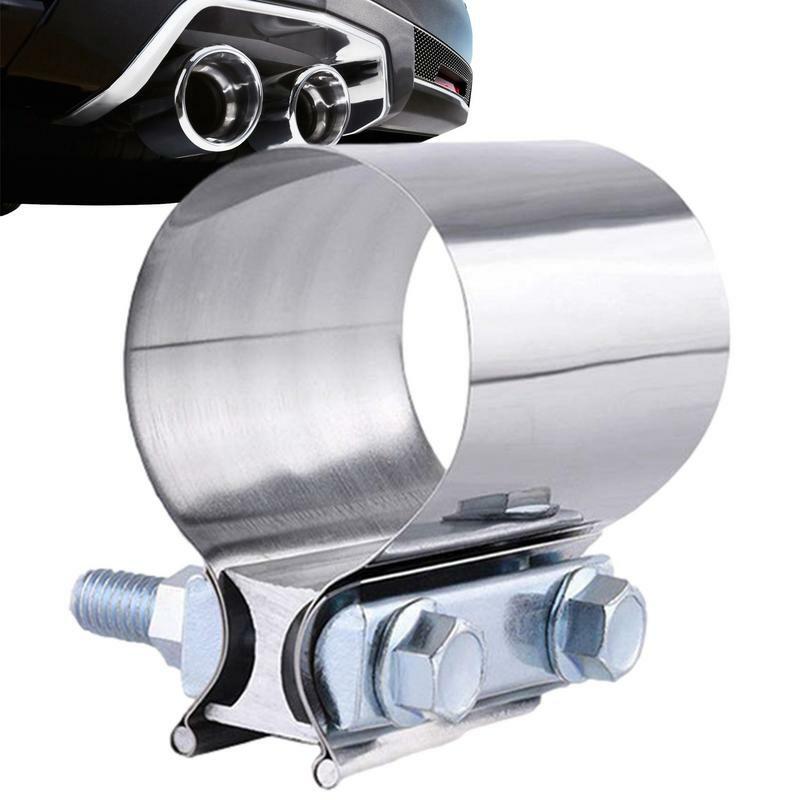 Exhaust Pipe Clamp Stainless Steel Muffler Exhaust Coupler Clamp Automotive Replacement Exhaust Clamps Exhaust Pipe Clamp Band