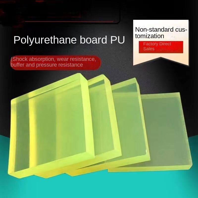 Polyurethane Board PU Board Uni Rubber Board Wear-resistant Cow Tendon Board Rubber Gasket Shock Absorption Knife Mold Pad Cut