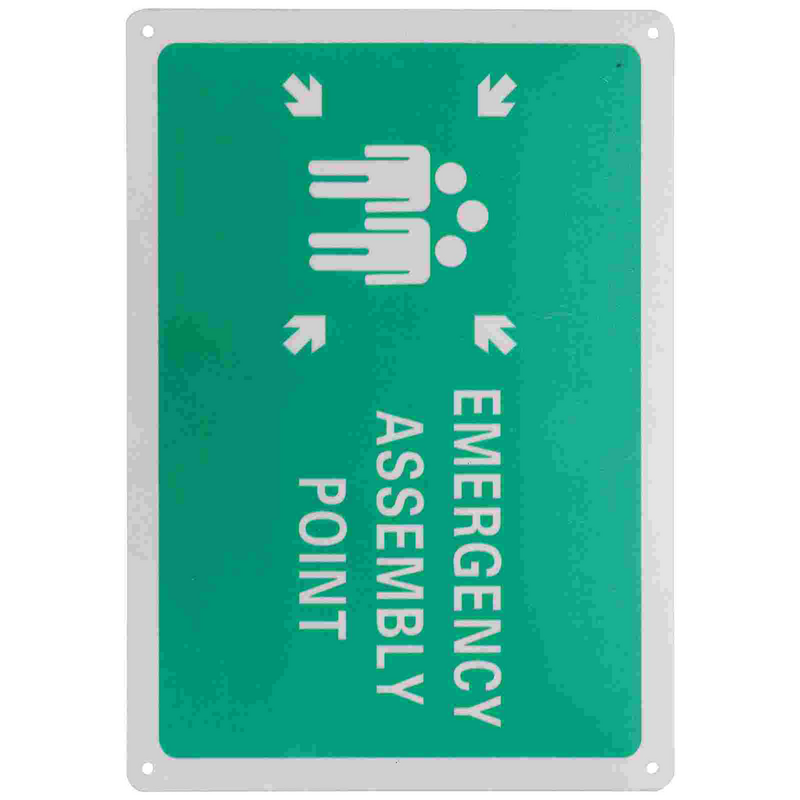 緊急警告記号、広く適用された警告ラベル、安全のためのアルミニウムボード看板