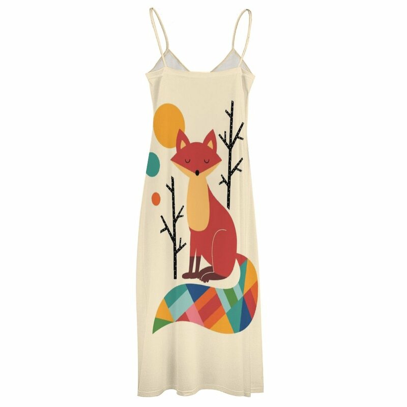 Rainbow Fox Sleeveless Dress dresses for woman 2023 summer dress woman 2023 Female dress women formal occasion dresses