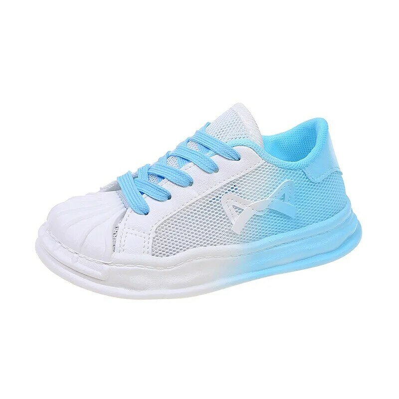Fashion Shell Head Girls & Boys Children Shoes Spring & Summer Air Mesh Breathable Sports Casual Kids Sneakers  Size 26-37