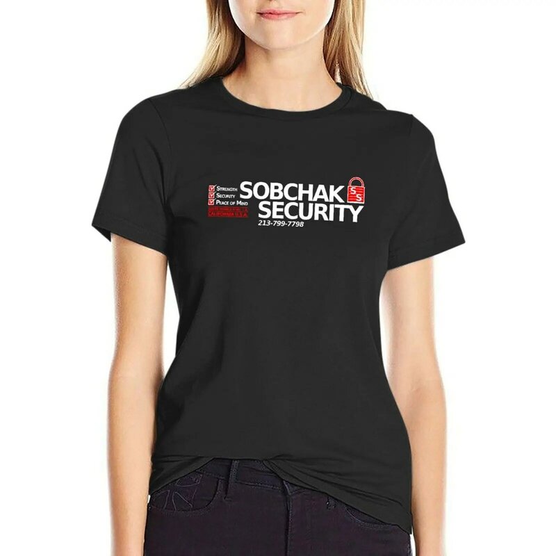Sobchak Security T-shirt lady clothes female tops t-shirts for Women cotton