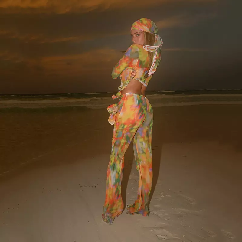 Conjunto de biquínis de cintura alta para mulheres, 2 capas, moda praia feminina, biquíni brasileiro, maiô, roupas de banho, 2 capas, 2022