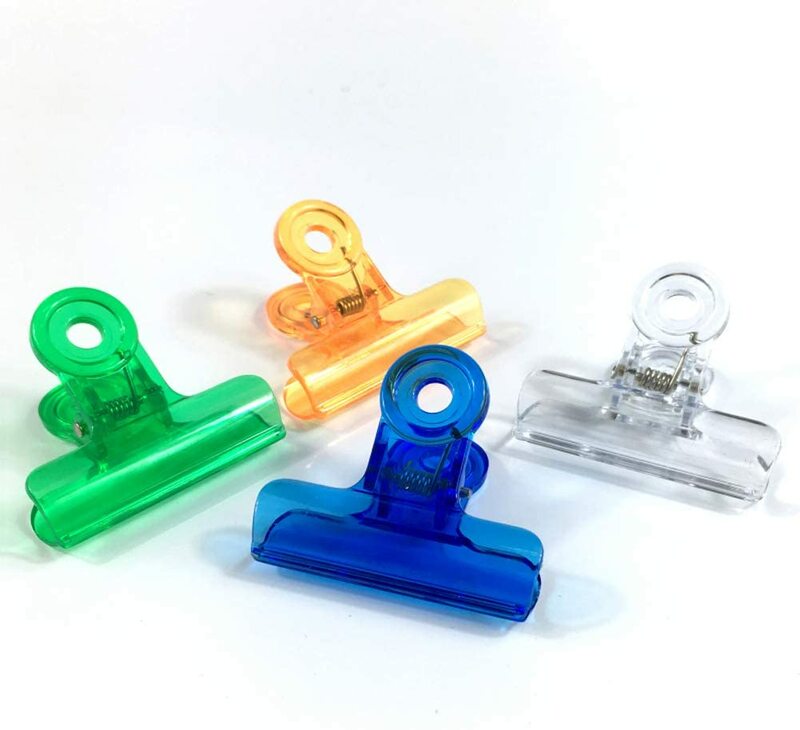 5pcs 칩 가방 클립 클램프 식품 가방 클립 플라스틱 인감 그립, 모듬 된 크기 및 색상