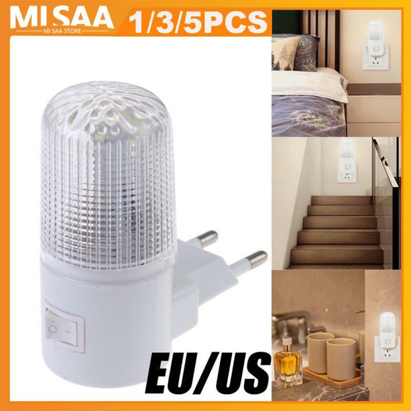 Lampka nocna LED lampa awaryjna lampy ścienne EU US do salonu domowego dla dzieci lampka do sypialni stolik nocny korytarz szafki