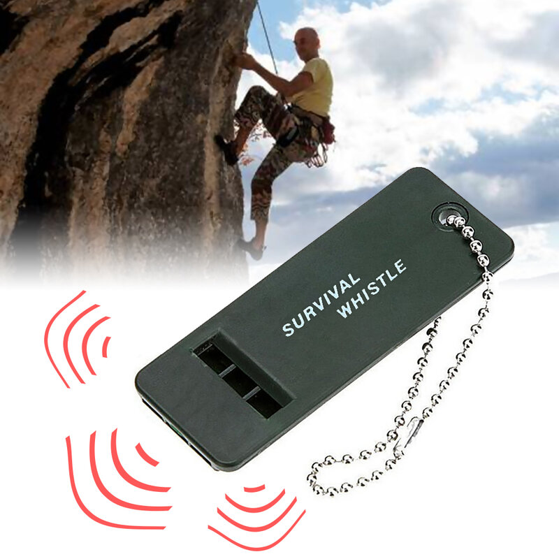 Fischietto High Decibel Survival Portable Outdoor Multiple Audio Whistle campeggio emergenza escursionismo accessori Too muslimah