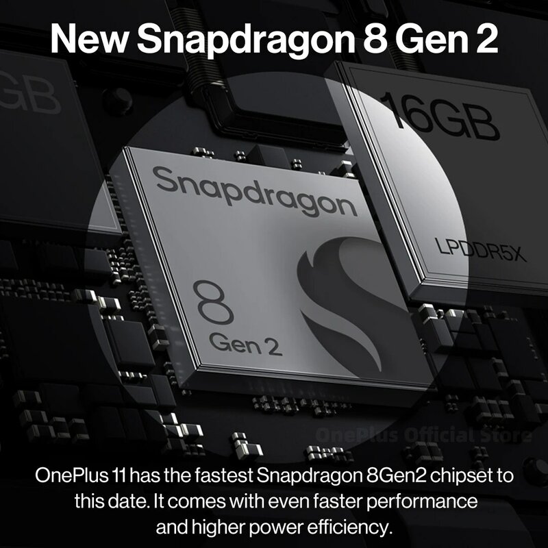 Ponsel OnePlus 11 5G versi Global Snapdragon 8 Gen 2, ponsel tampilan AMLOED 2K 100W SUPERVOOC 5000mAh baru