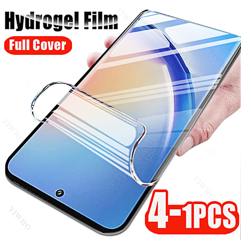 Película de hidrogel frontal para móvil, Protector de pantalla para Samsung Galaxy A55, A35, A25, A15, A05s, A54, A34, A24, A14, 5g, 4g, A04s, A53, A33, A23, A13, 4-1 unidad