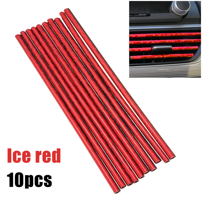 20/10pcs Automotive Air Conditioning Air Outlet Decorative Strip Cover Interior Accessories Air Conditioner Air Outlet Decoratio