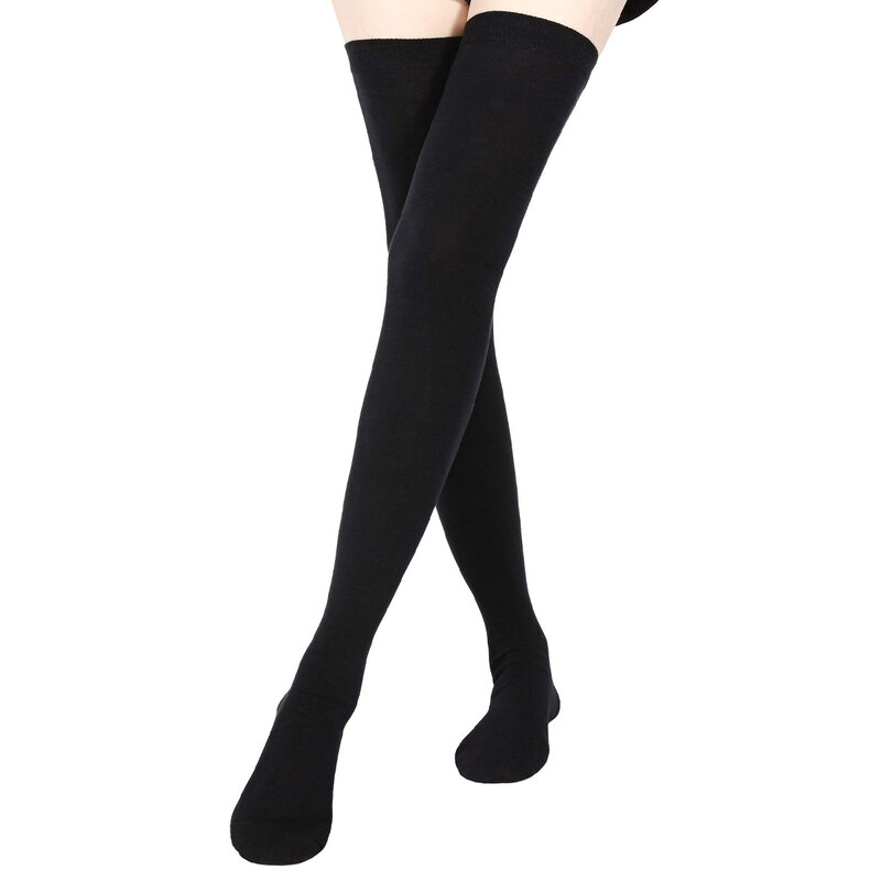 2023 kaus kaki tinggi paha baru kaus kaki Cosplay gadis acara Natal ekstra panjang seksi kaus kaki tinggi lutut wanita ukuran besar 80cm