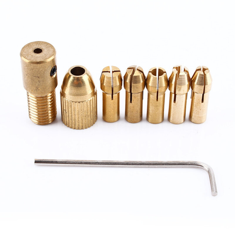 0.3-3.4mm Universal Small Electronic Drill Bit Collet Mini Chuck Tool Set Fixture Clamp Multifunction Micro Electric Drill Chuck