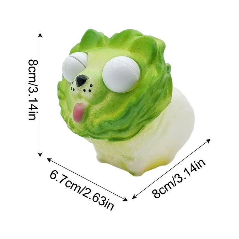 Cartoon Cabbage Dog Toys, brinquedos decorativos macios para adulto, colega, criança, adolescente, relativo