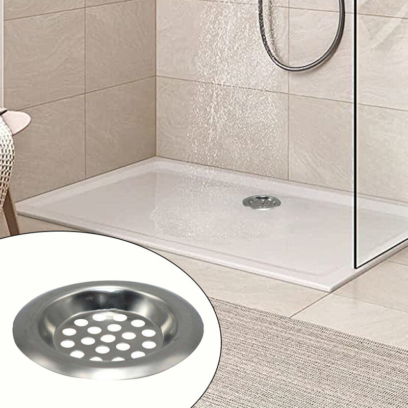 Антиблокирующая круглая раковина из нержавеющей стали, аксессуары для ванной комнаты