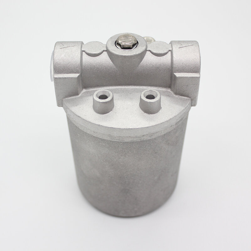 Oil filter for oil burner Aluminum Cup 1/2" 3/8"  Diesel Fuel Filter for Boiler 120L/H