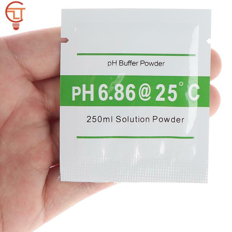 Tampón de PH para medición de polvo, solución de calibración pH4.00/6,86/9,18 Digital para fontanería, 5/15 piezas