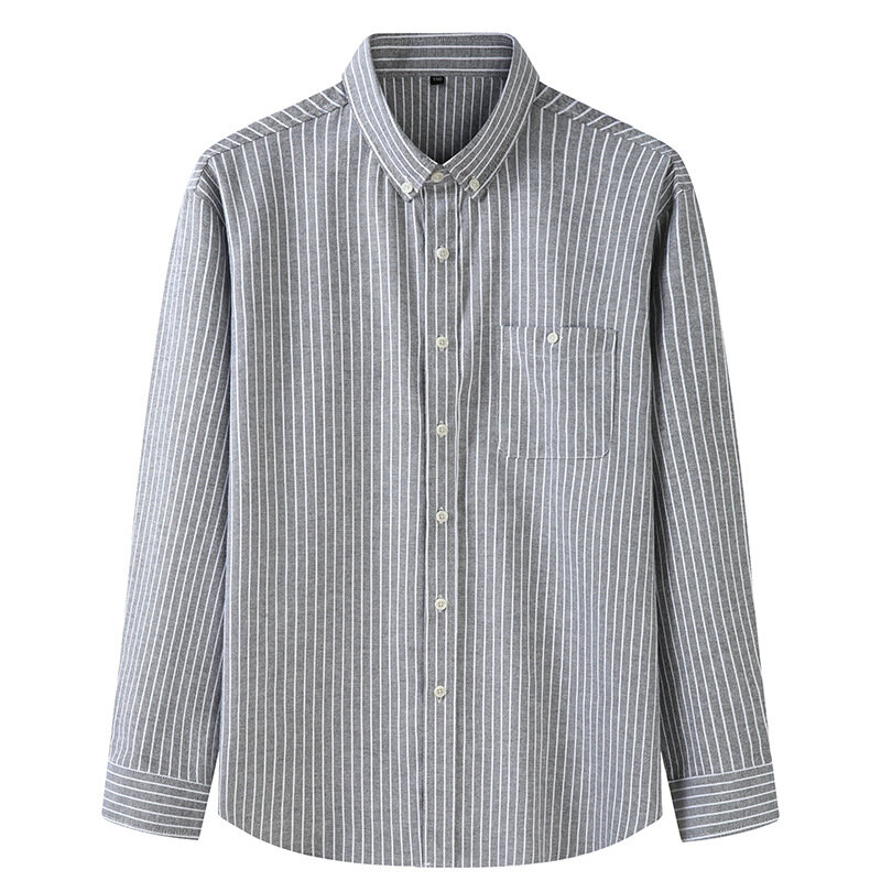 2018 봄 가을 새로운 패션 남성 긴 소매 셔츠 캐주얼 슬림 맞춤 XL-6XL 셔츠 플러스 사이즈 m-5xl