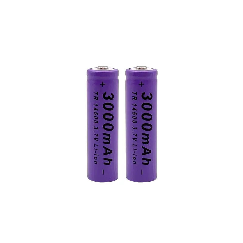 Batterie au lithium aste pour lampe de poche LED, feuille de dégradsoudée, équipement électronique, ICR, 14500 V, 3.7 mAh, 3000