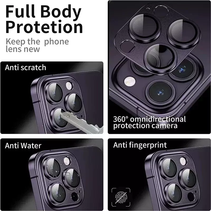 Металлическое Защитное стекло для объектива камеры для iPhone 13 Pro 13 Pro Max HD защитная пленка для задней линзы для iPhone 13 Pro Max