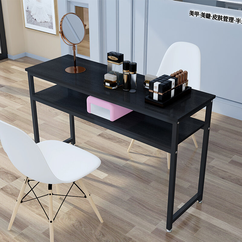 Профессиональная стойка-органайзер для ногтей, белый современный стол для ногтей в эстетике, дизайнерский салонный письменный стол
