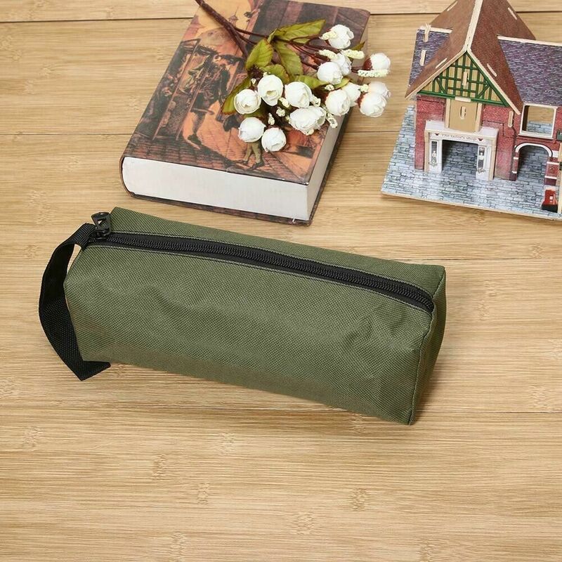 Multifunctional Tool Bag Case Oxford Canvas Waterproof Storage Hand Tool Bag Screws Nails Drill Bit Metal Parts Organizer Pouch