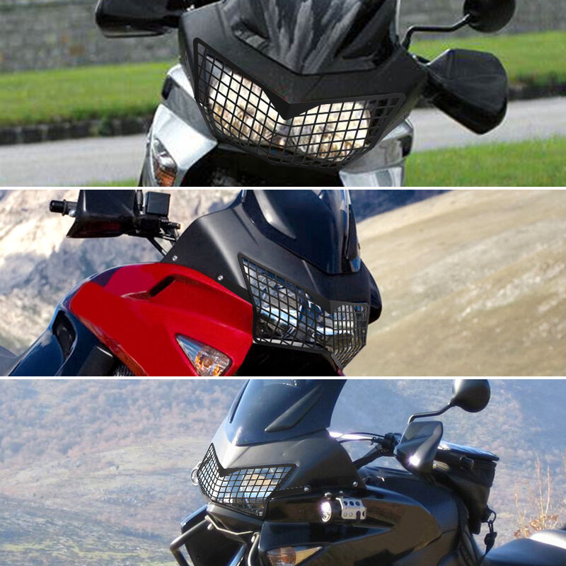 Motocicleta Farol Guarda para Honda Varadero XL1000V 2003-2013, Head Light Protector, Capa Proteção Grill, Grille Guard, Alumínio