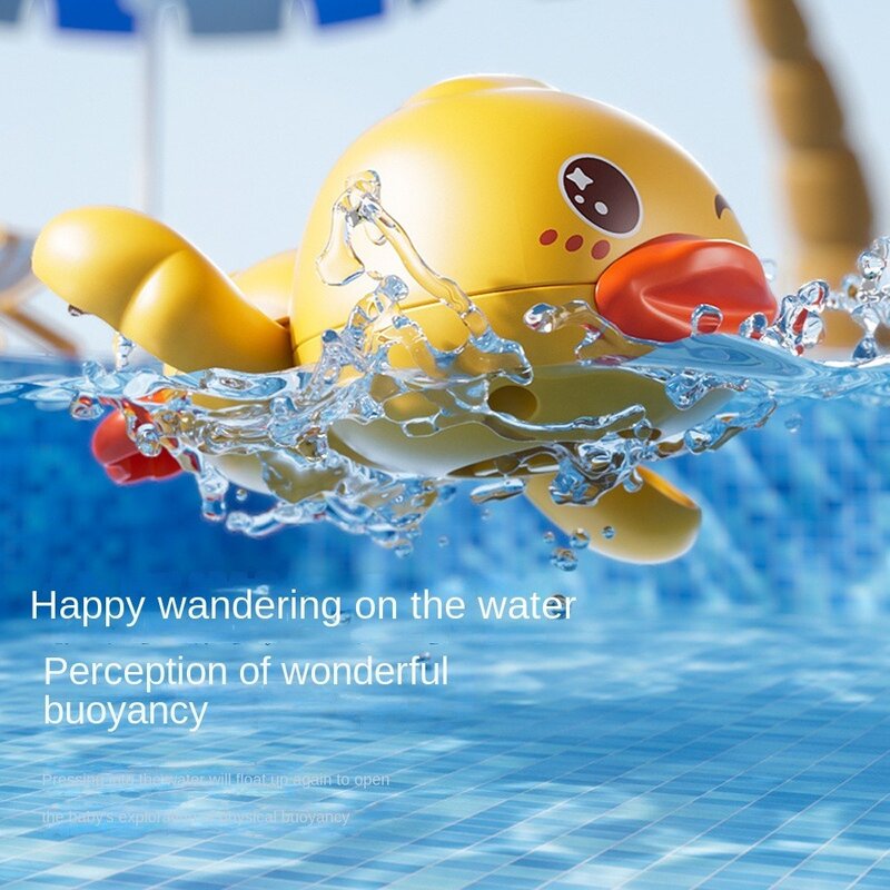 Mechaniczna zabawki prysznicowe do kąpieli delfiny kaczka dzieci zabawki do kąpieli pływający na wodzie uroczym zabawki do kąpieli dla dzieci podwórku ogrodowym
