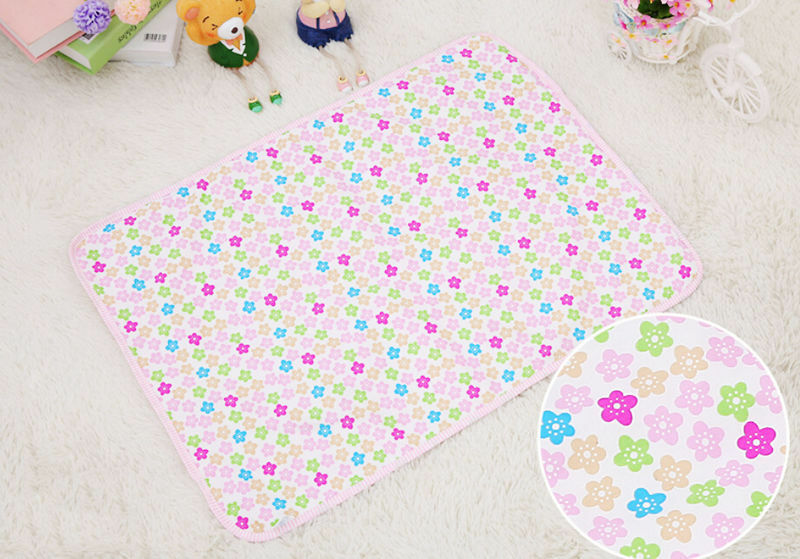 New1PCS Waterproof Diaper Baby Underpad Cotton Mattress Changing Table Urine Mat Portable Baby Diaper Changing Crawling Mat