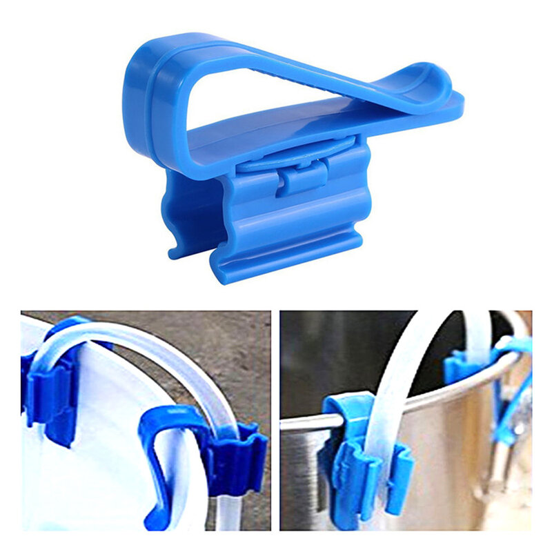 2Pcs Multifunctional Clip Wine Barrel Pinch Pipe Fish Tank Filter Bucket Hose Clamp Retainer Water Pipe Clamp