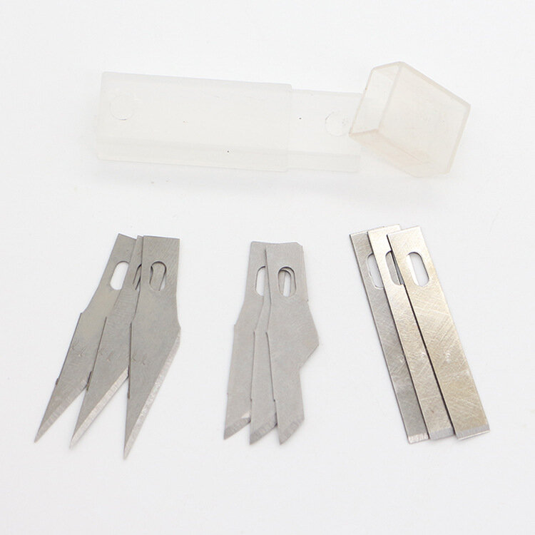Alat tangan pisau cadangan multifungsi, 3x8 buah/Set pisau pemotong kertas