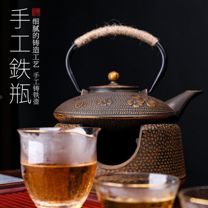 Japoński czajnik domowy domowy czajniczek ręcznie robiony żelazny garnek klasyczny żeliwny dzbanek zaparzacz do herbaty akcesoria do herbaty