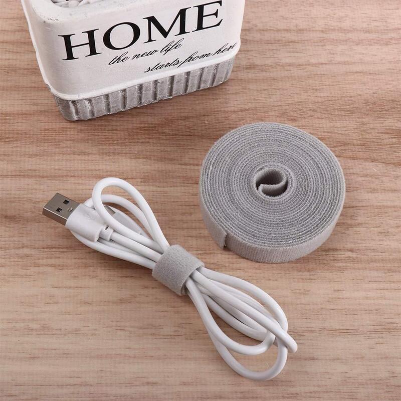Cable Management Tape Home Office Desktop Cable Fixing Straps Fastening Cable Ties Cable Fixed Harness Cable Organizer Straps