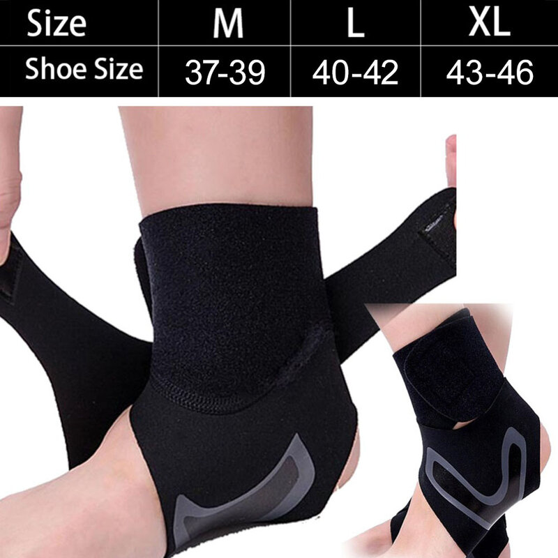 Einstellbar Knöchel Unterstützung Compression Ankle Brace Schutz für Laufende Fußball Basketball Knöchel Schutz Gym Bandage Ankle Strap