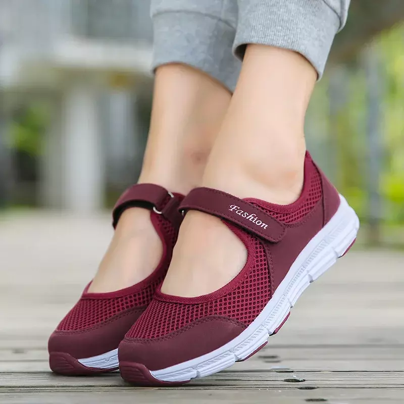 Women's Sneakers Mesh Summer Shoes Walking Woman Vulcanize Shoes Ladies Casual Shoes Breathable Sneakers