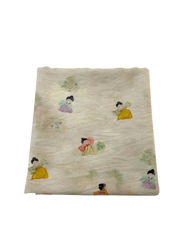 Camicia Cheongsam nazionale in tessuto stile cinese nuovo in lino sottile estivo