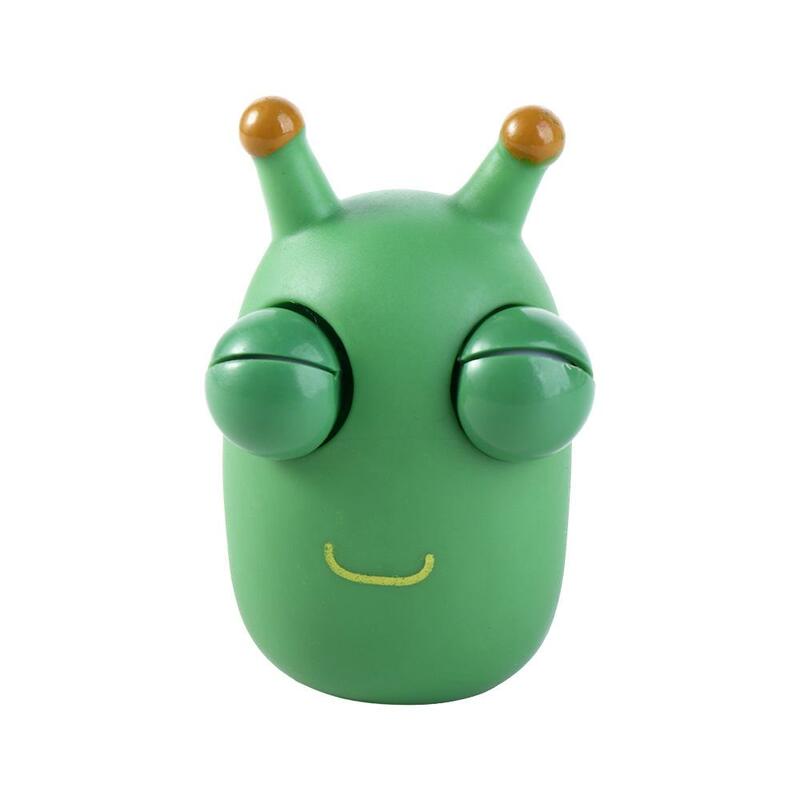 Olho verde estourando Worm Pinch Toy, Poppers globo ocular, Squeeze Squeeze Toy, Favor De Festa De Natal, Halloween