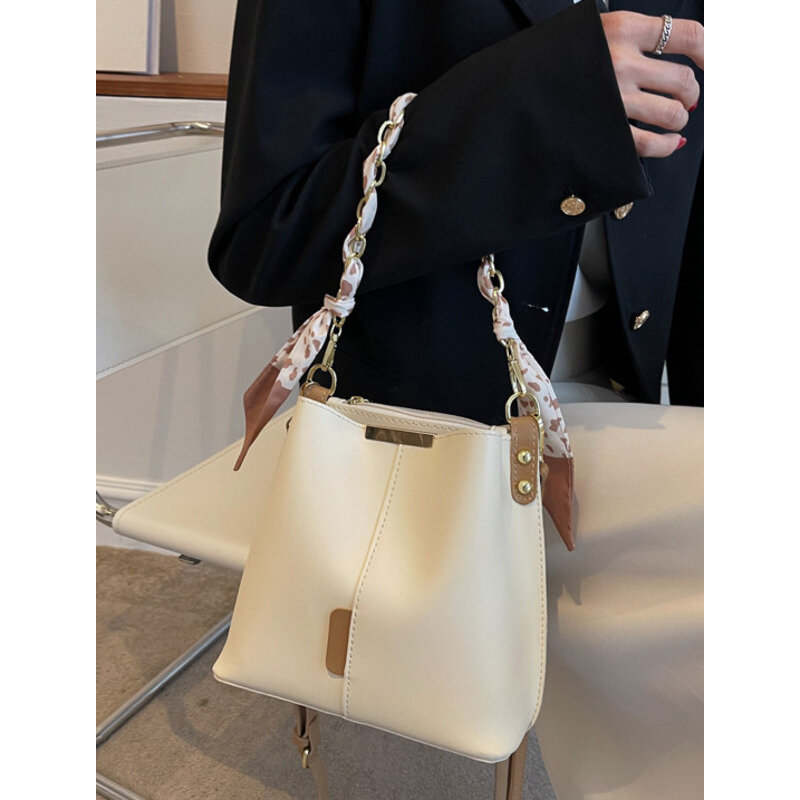 Large Bag Crossbody High-Quality Capacity Bucket Handbags For Women Chain Casual Messenger Versatile Exquisite Luxury Shoulder