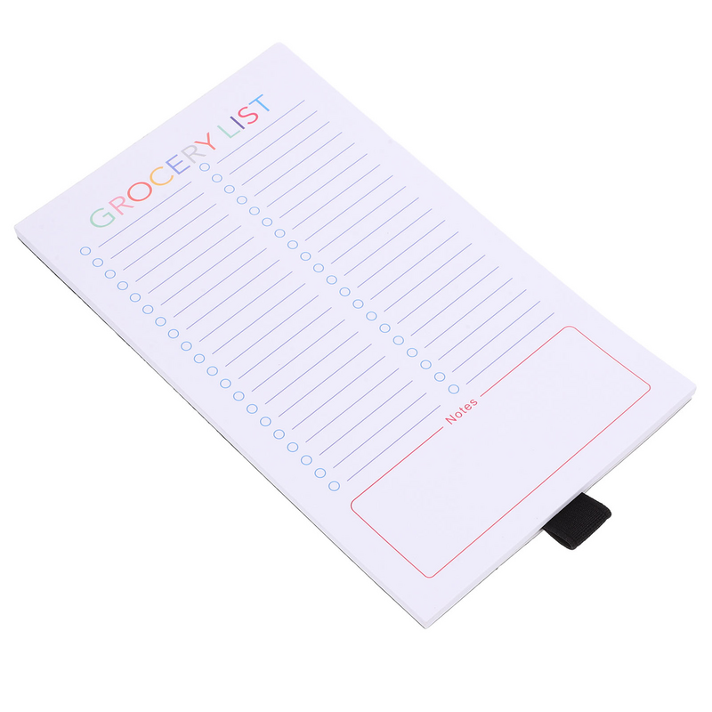 Magnetyczny tygodniowy notatnik do planowania zakupów notatnik planowania listy zakupów