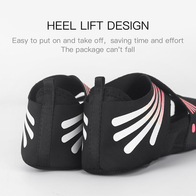 Scarpe da Yoga scarpe da Pilates con fondo morbido da donna calzini da Yoga con cinque dita scarpe e calzini senza schienale da ballo