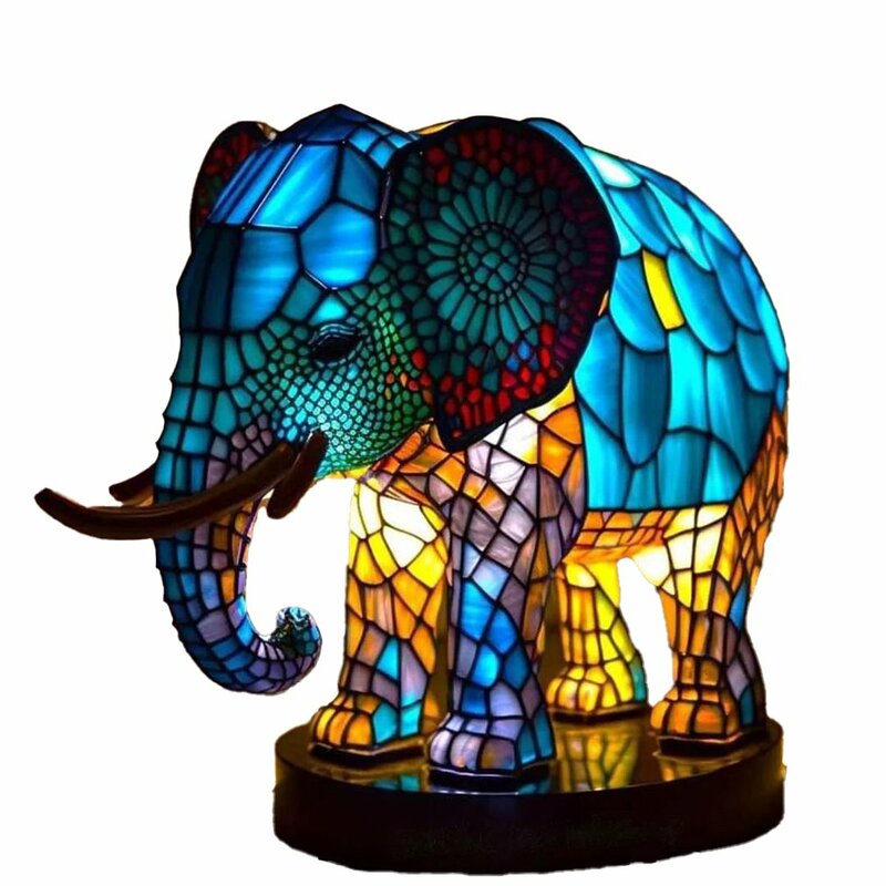 Hot 2024 Newest Night Light Creative Animal Table Lamp Enamel Animal Shape Children Small Desk Lamp For Bedroom Fast Delivery