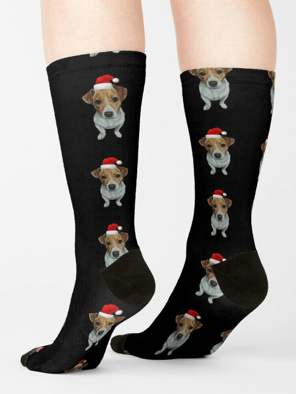 ChristmasJack Russell Terrier Socks golf cute socks non-slip soccer socks Socks Women Men's