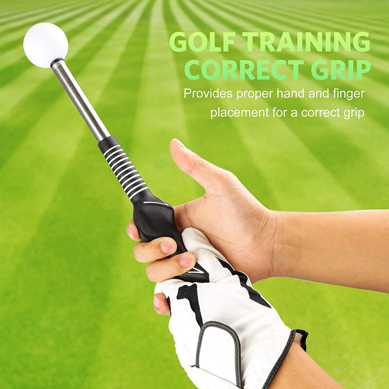 Golf Swing Trainer Aid–Pop-up Golf Swing Training Aid for Rhythm,Flexibility,Balance,Tempo,and Strength Golf Warm-Up Stick