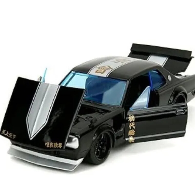 日産-子供のおもちゃの車,金属合金のモデル,スケール1:24,GT-R